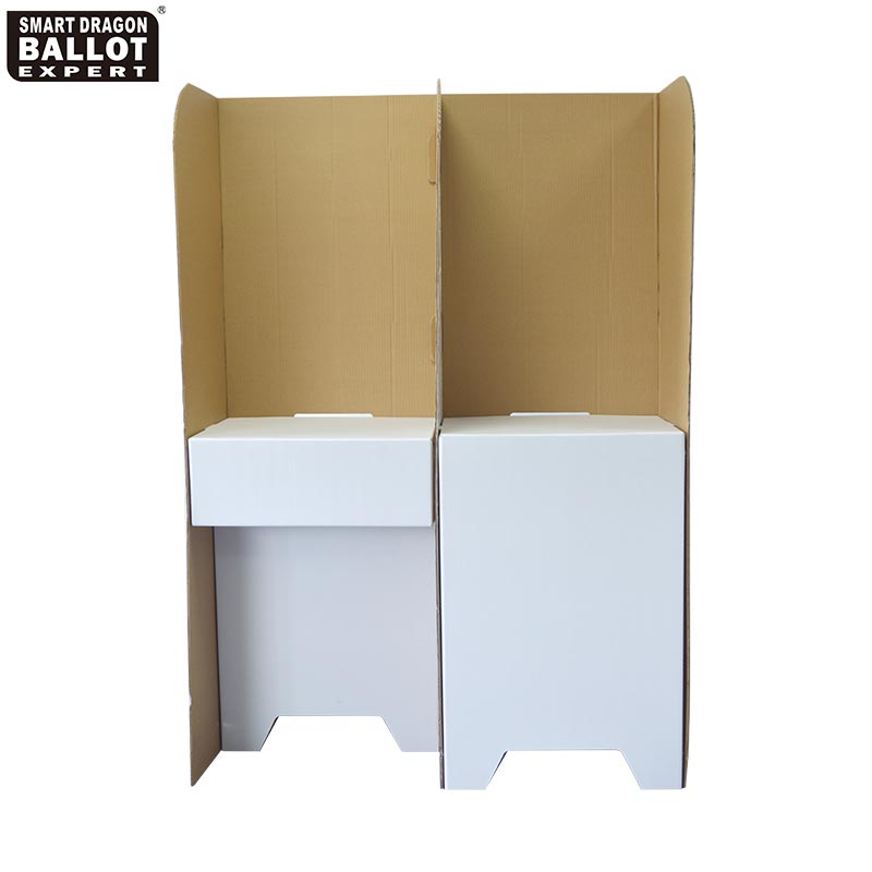 Corrugated Cardboard Voting BoothBallot Box Supplier, Election Supplies Manufacturer